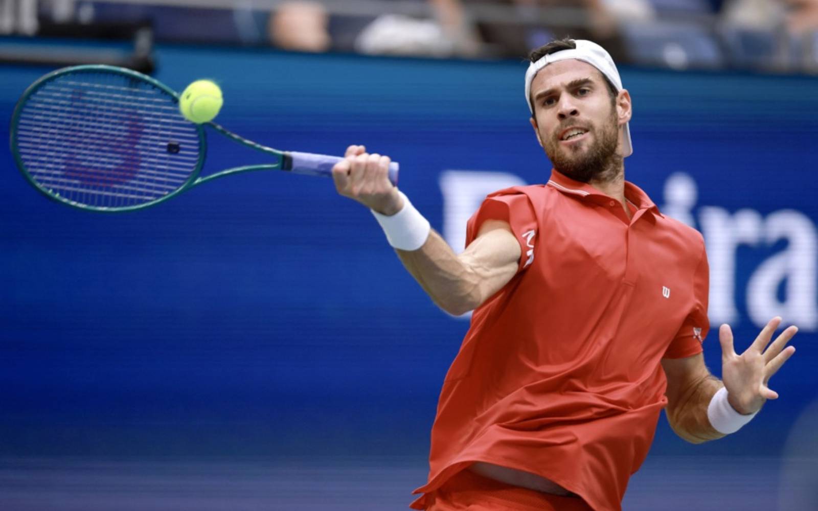 Khachanov reaches US Open semi-finals as Blockx retires