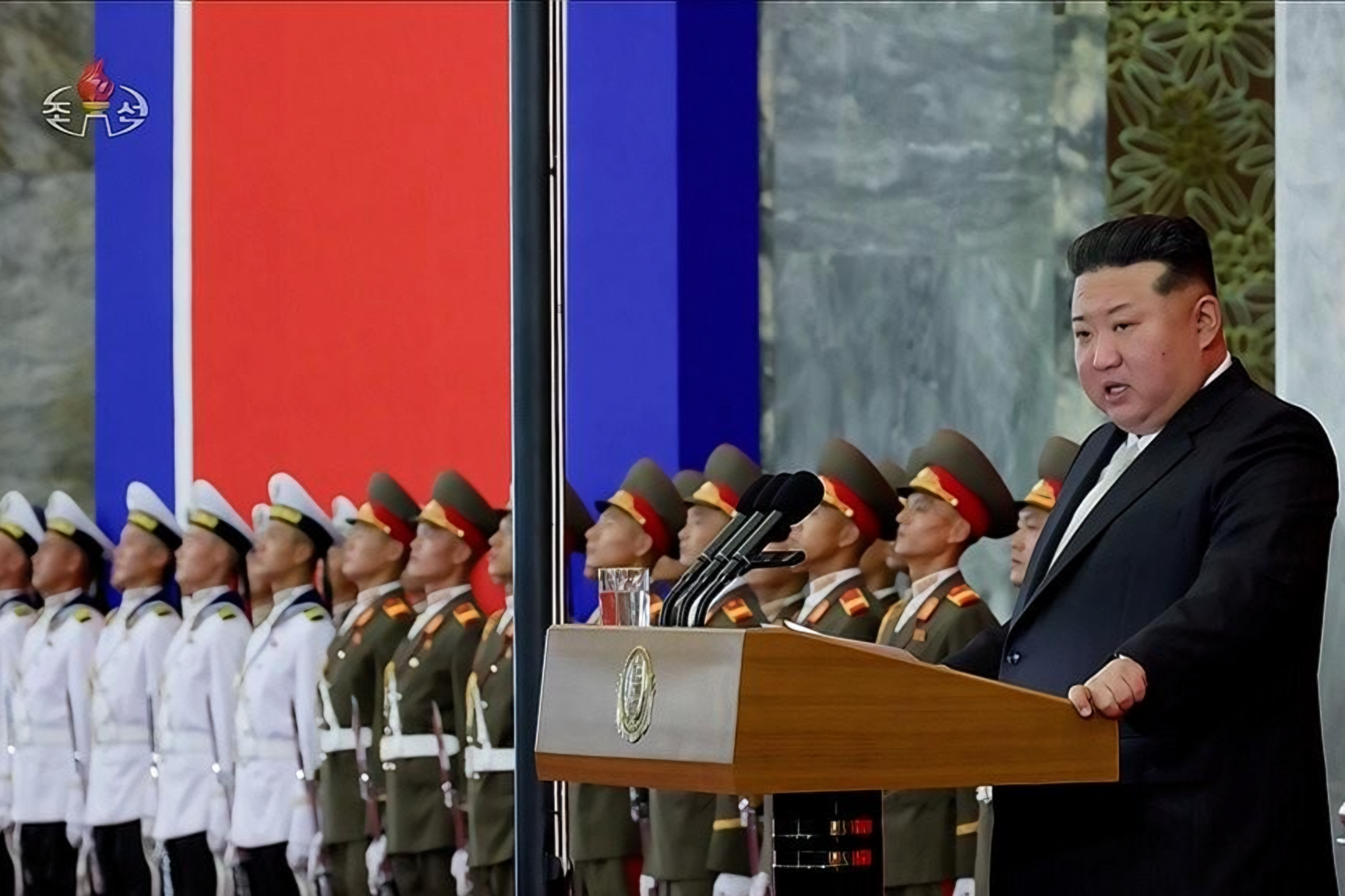 NK leader thanks troops in overseas military operations, calls for patriotism on founding anniversary