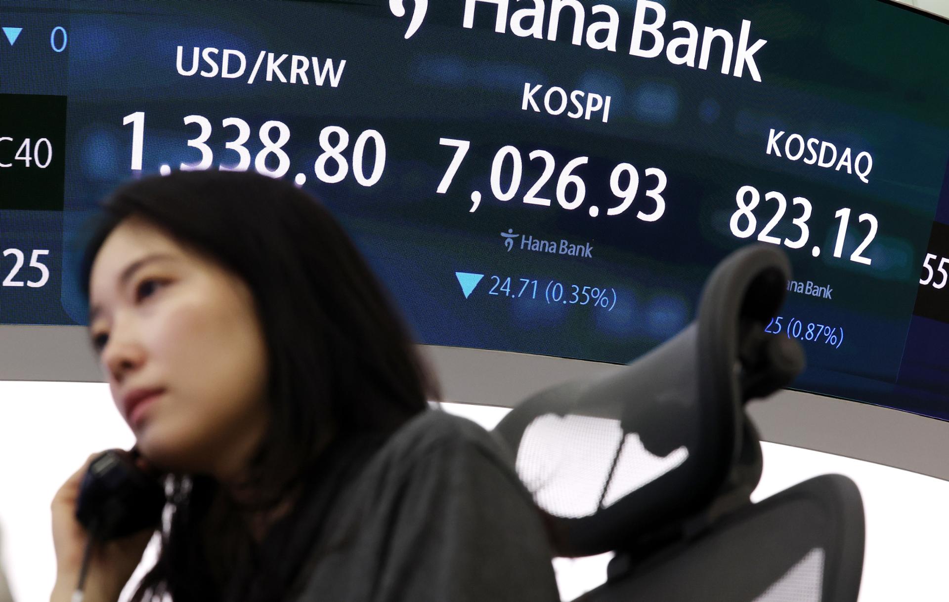 Seoul shares open lower amid escalating Mideast tensions, rising oil prices