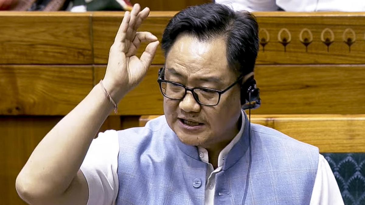 FCRA Bill sent to JPC amid Opposition protests; Rijiju challenges parties to cite provision against minorities