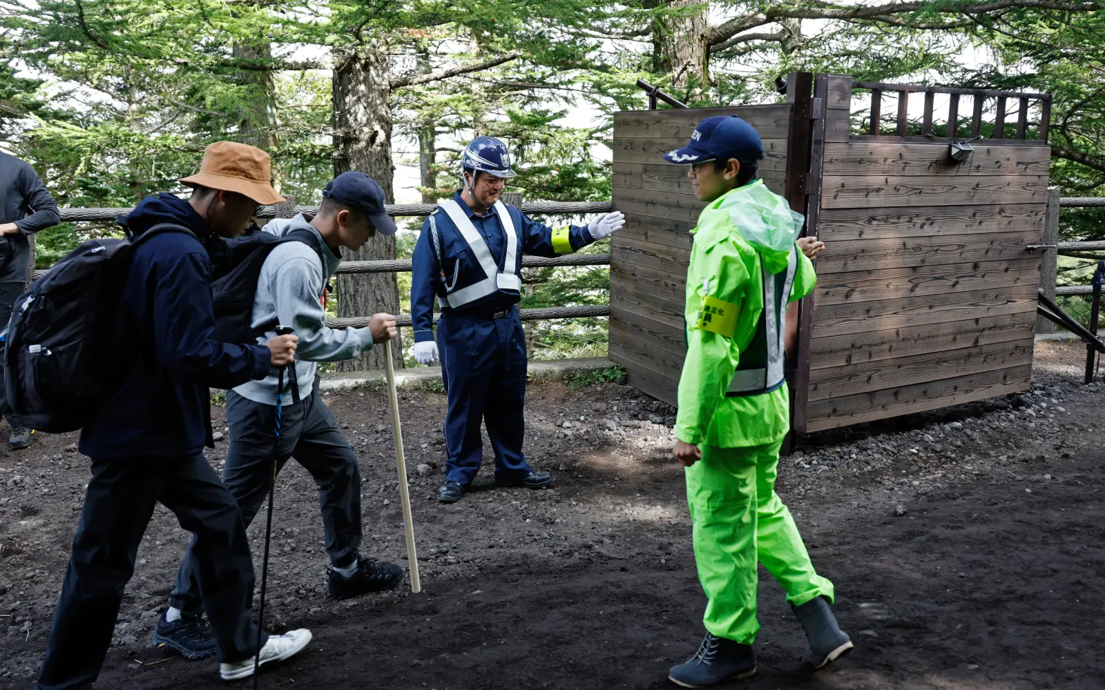Mount Fuji ends hiking season with landslide, two rescued