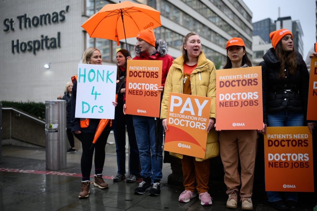 Doctors union tops up £1m reserve pot for strikes