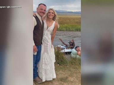 WATCH: Shaboozey crashes California couple's wedding photo