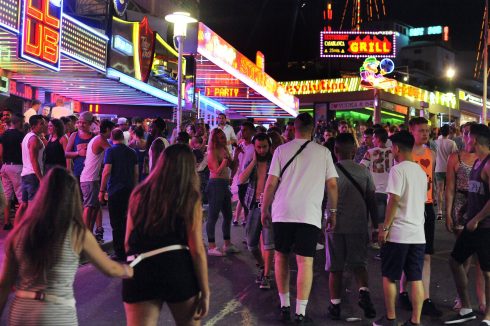 British tourist, 27, arrested after shouting ‘f*** the police’ and slapping officer in Mallorca party capital of Magaluf