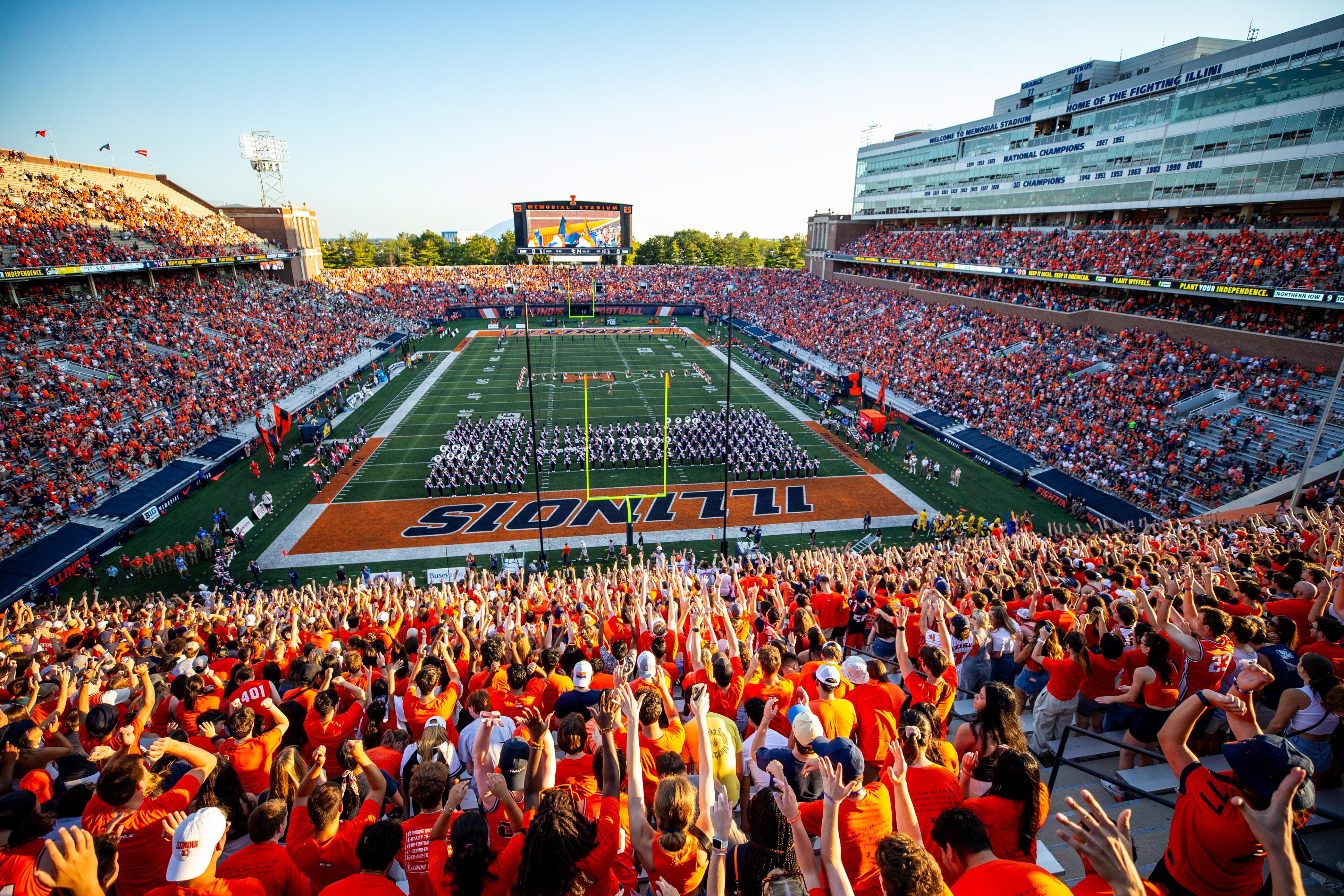 Best place to sit in Memorial Stadium?