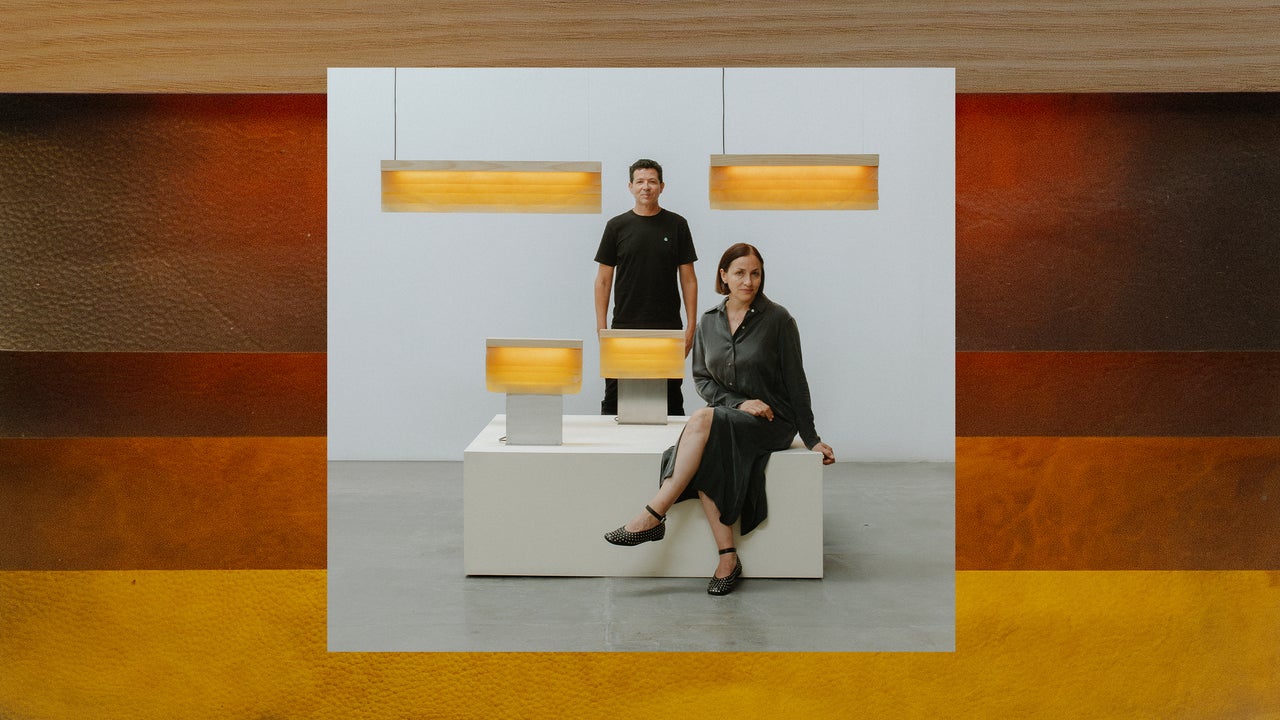 This design studio spent 10 years perfecting a lampshade made out of bacteria