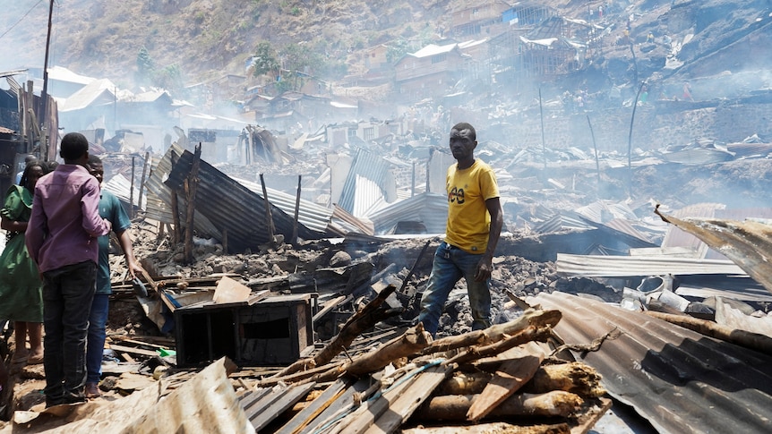 Students among 17 killed as fire rips through school in Congo