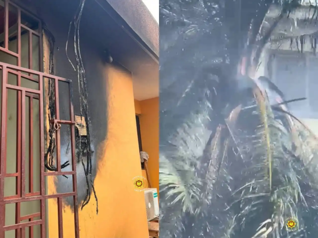 Firefighters contain separate fires at North Kaneshie, Weija