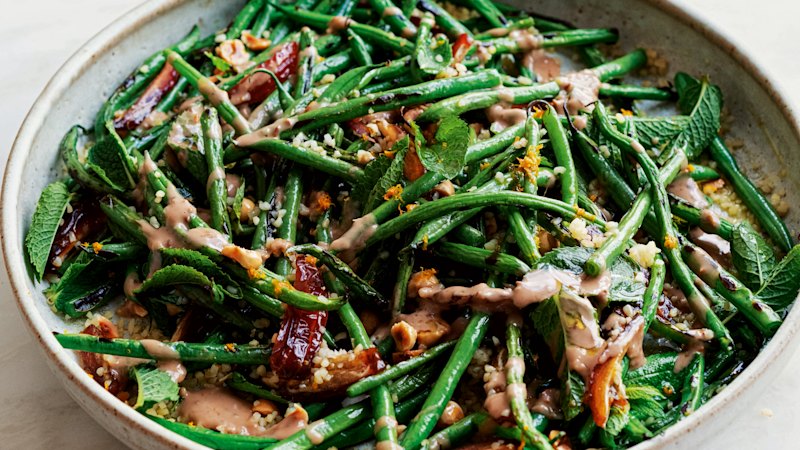 Ottolenghi’s charred green bean salad