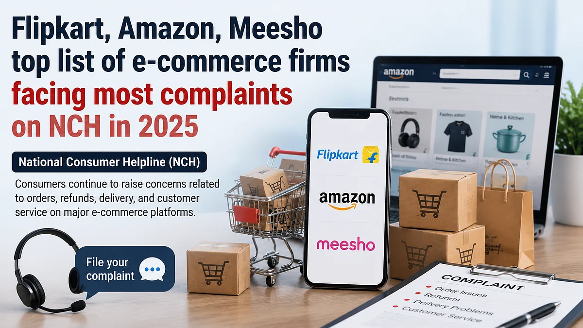 Flipkart, Amazon Among Top E-Commerce Platforms With Highest Consumer Complaints In 2025: Govt