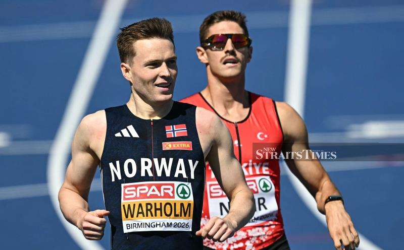 Warholm on track in bid for fourth Euro hurdles gold