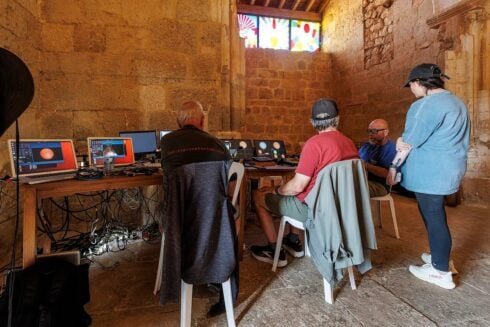 NASA and BBC take over abandoned Spanish villages to broadcast historic solar eclipse