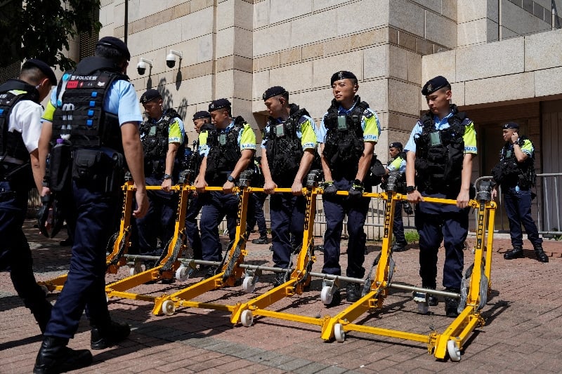 Hong Kong court jails two Tiananmen vigil group leaders for 7 years
