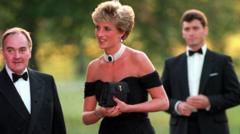 Princess Diana's 'revenge dress' goes up for auction
