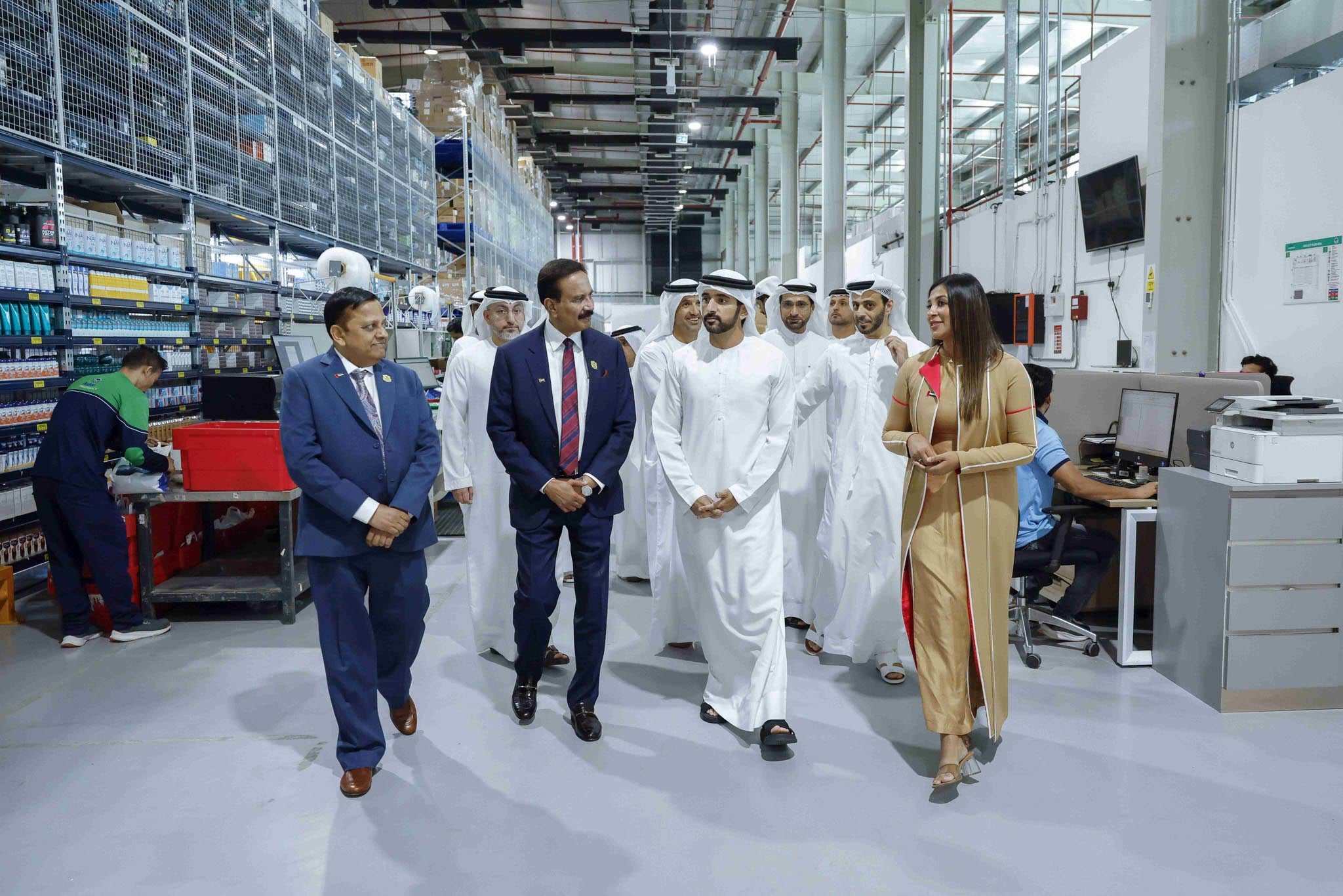 Sheikh Hamdan visits Aster Pharmacy's distribution centre in Dubai