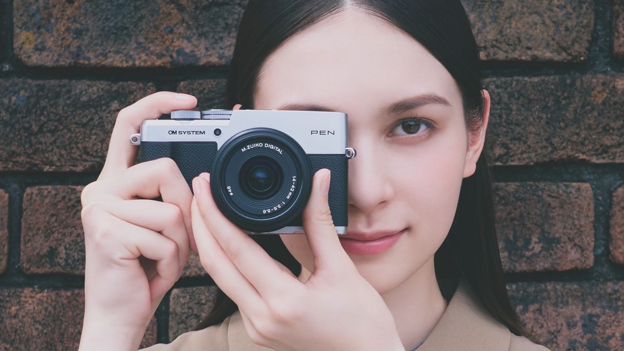 Fashionably late: The stylish new OM System PEN is such a hit that the camera is already on backorder in Japan
