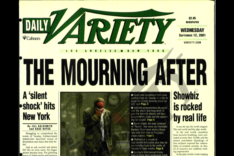 How Variety Covered 9/11 Attack and Its Aftermath 25 Years Ago