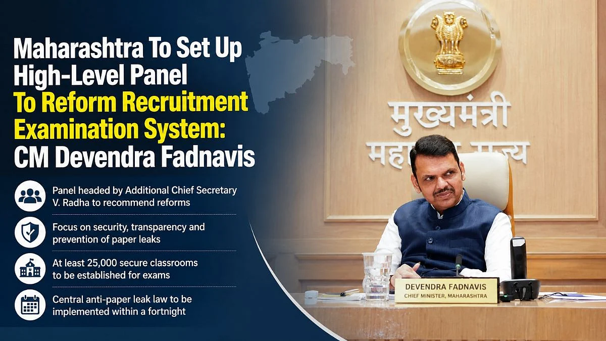Maharashtra To Set Up High-Level Panel To Reform Recruitment Examination System: CM Devendra Fadnavis