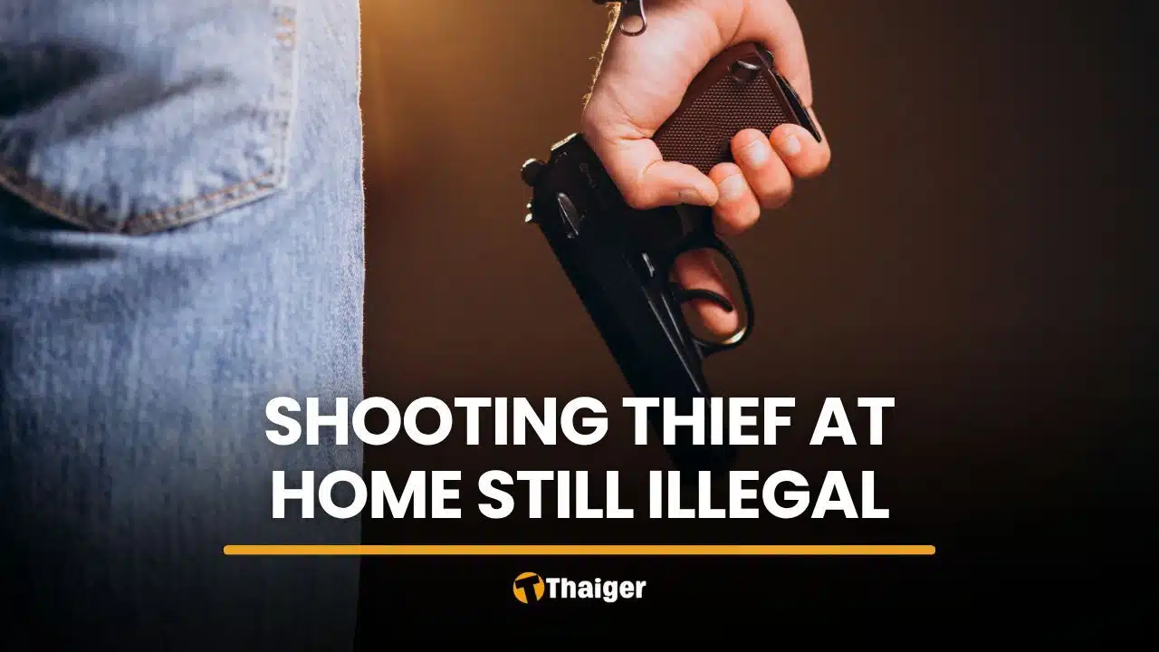 Anutin says shooting burglar at home still breaks Thai law