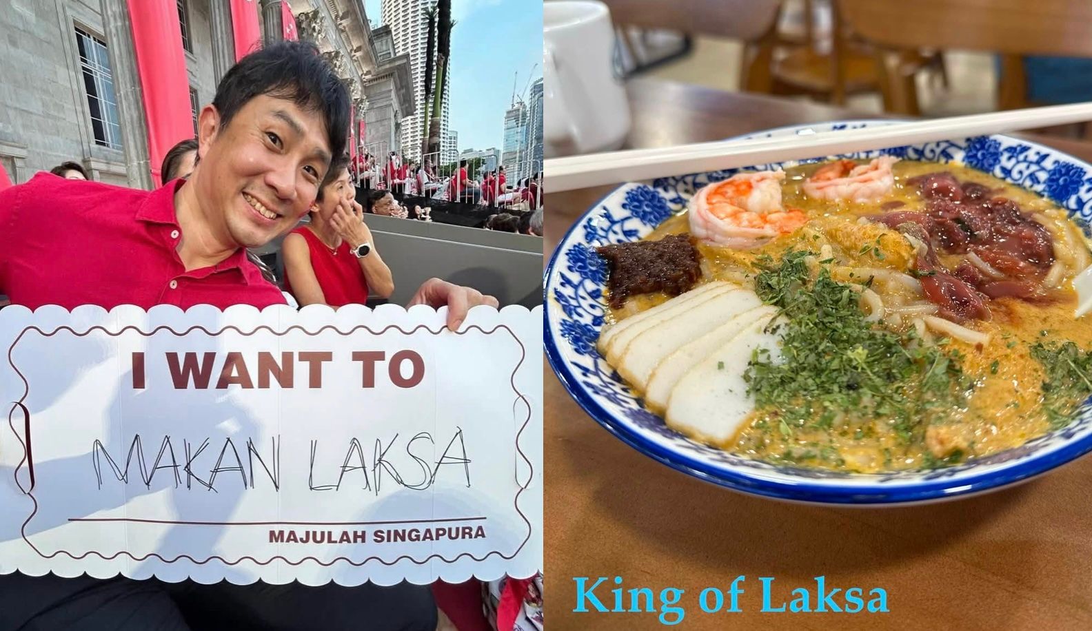 After saying he wanted to makan laksa for SG60, Jamus Lim posts his laksa recommendations across Singapore