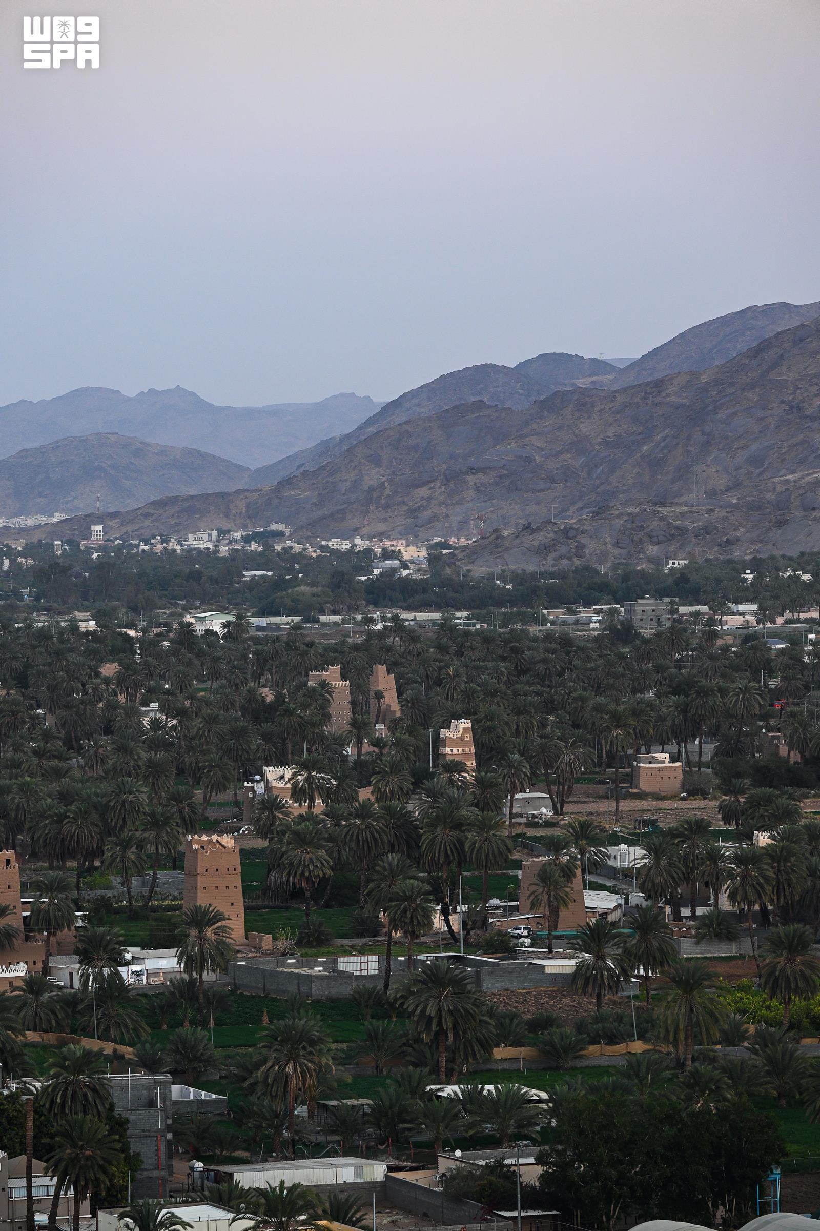 Najran highlands offer panoramic views of mountains, oasis, and heritage