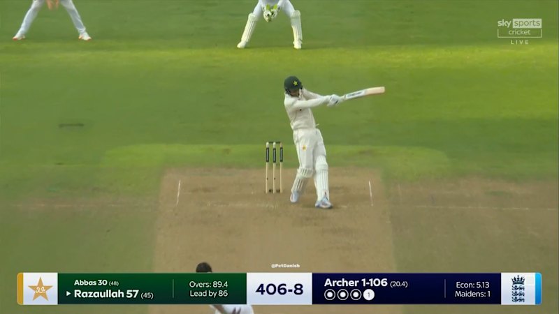 Pakistani youngster smashes England with wild Test batting