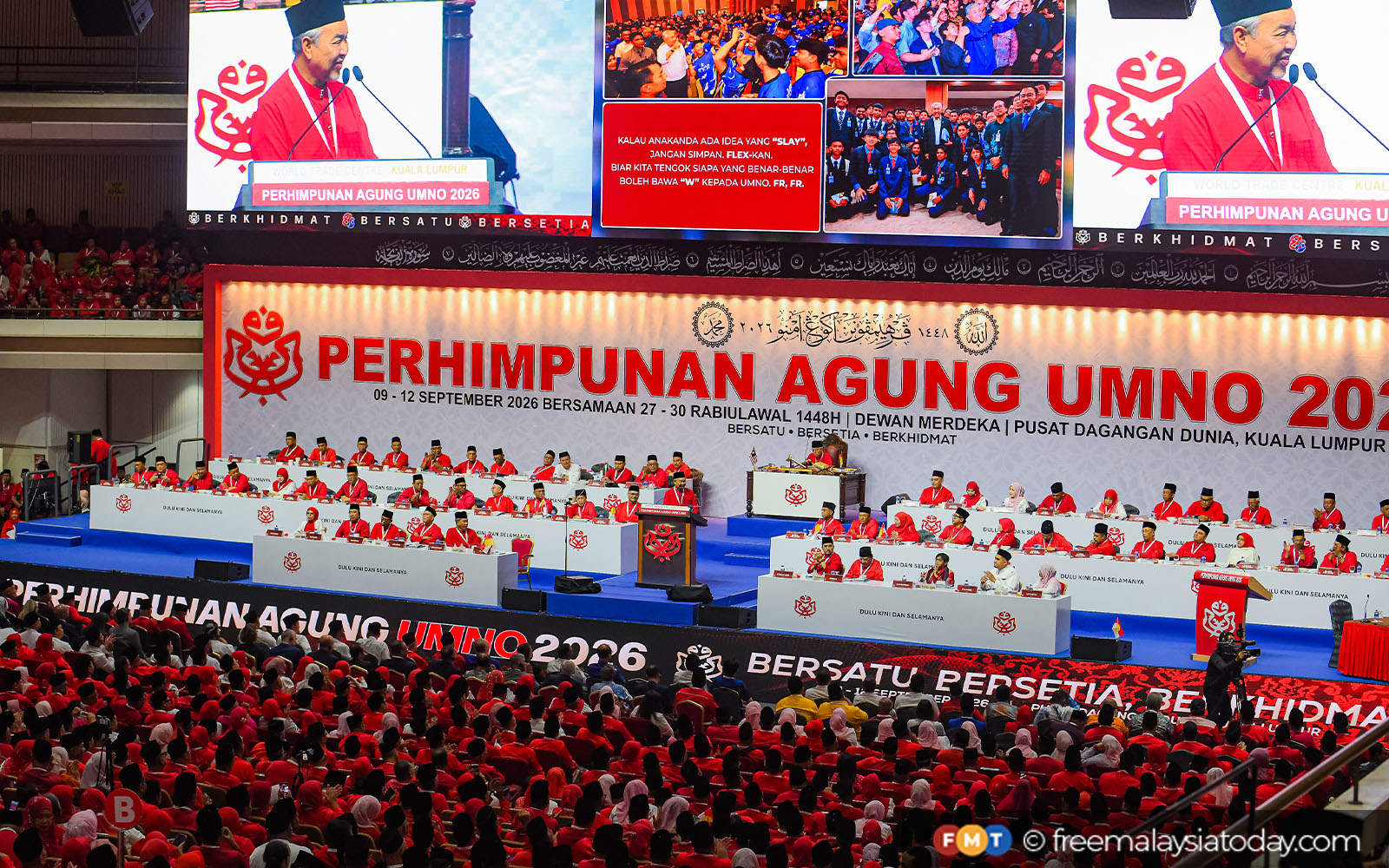Umno tunjuk berani