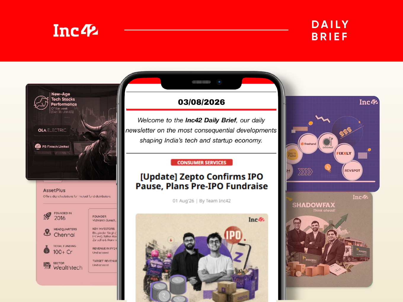 Zepto Stalls IPO, Weekly Funding Rundown & More