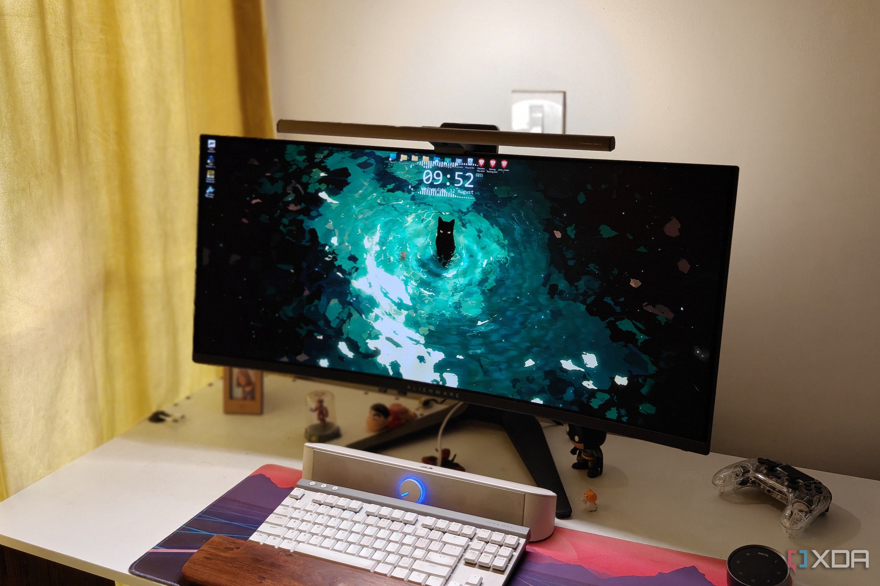 This underrated desk upgrade finally made my OLED monitor easier on my eyes