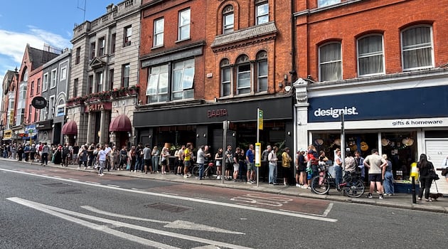 ‘My boss thinks I’m at work’: Hundreds queue in Dublin for limited stock of solar eclipse glasses