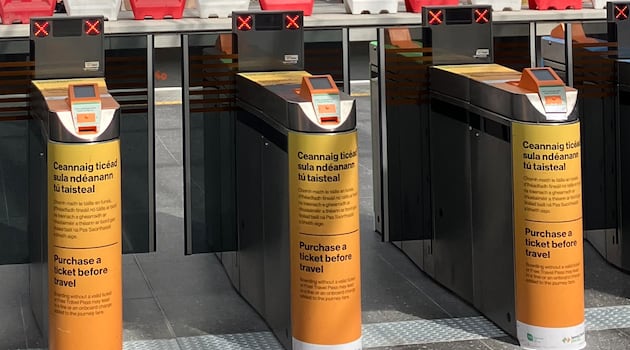 Contrite Irish Rail red-faced over Gaeilge signage error at Galway station