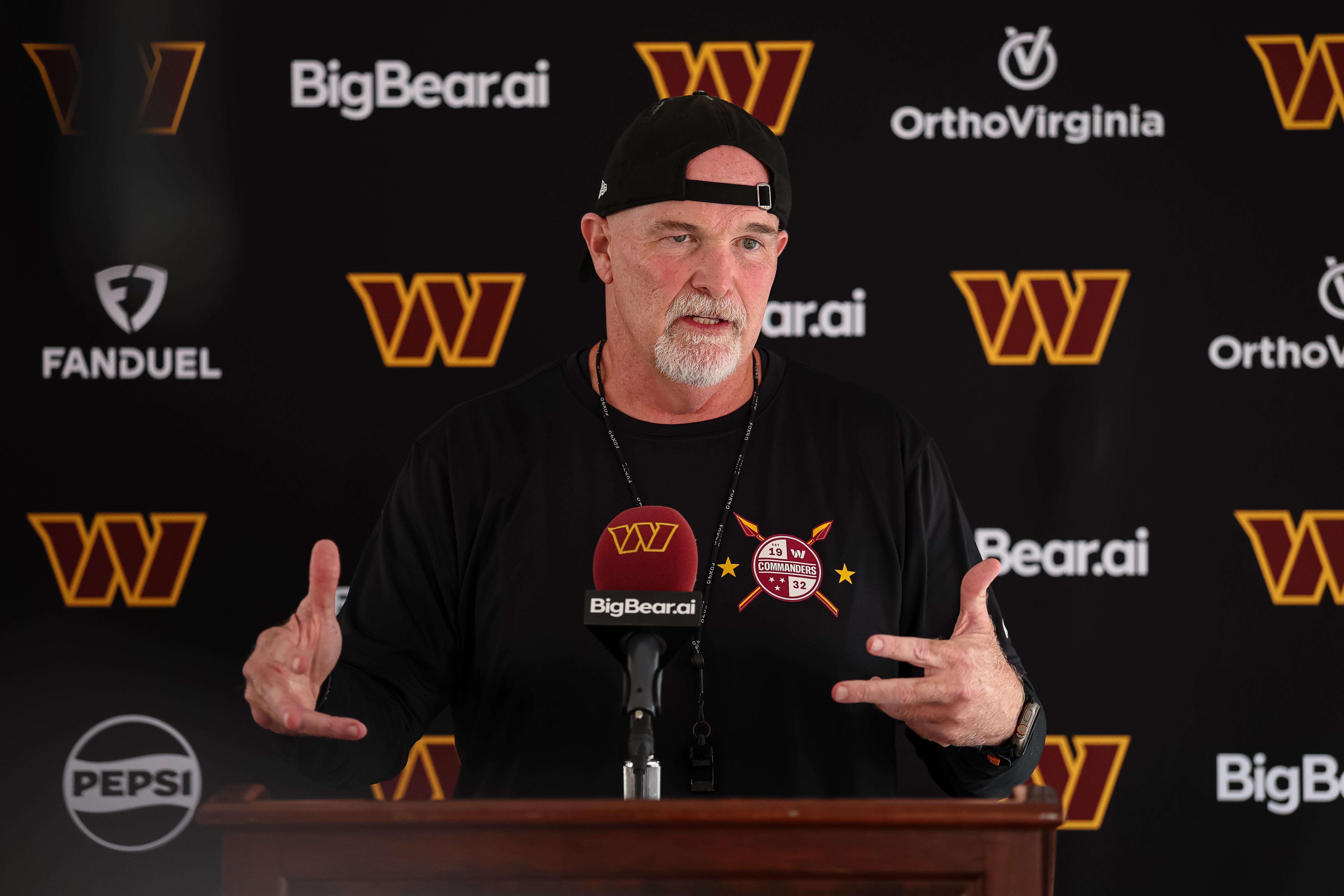 Commanders camp talk: Dan Quinn, Jayden Daniels discuss joint practice with Dolphins