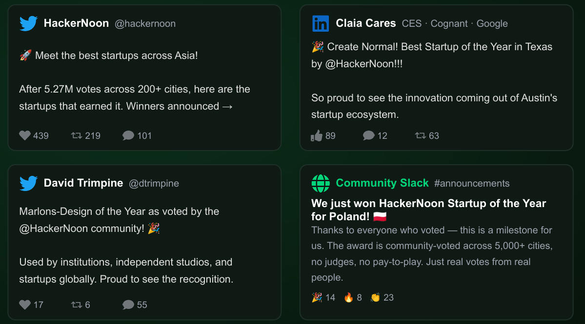 Sponsor Startups of the Year 2026 and Reach One of the Web's Largest Startup Communities