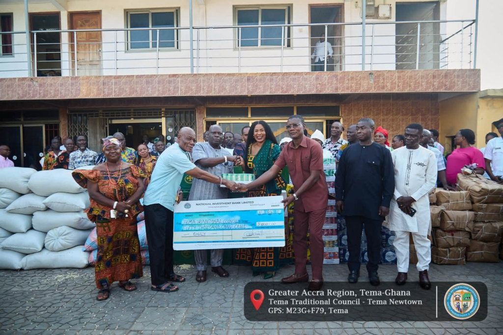 Tema Mayor, MP donate towards Homowo celebrations