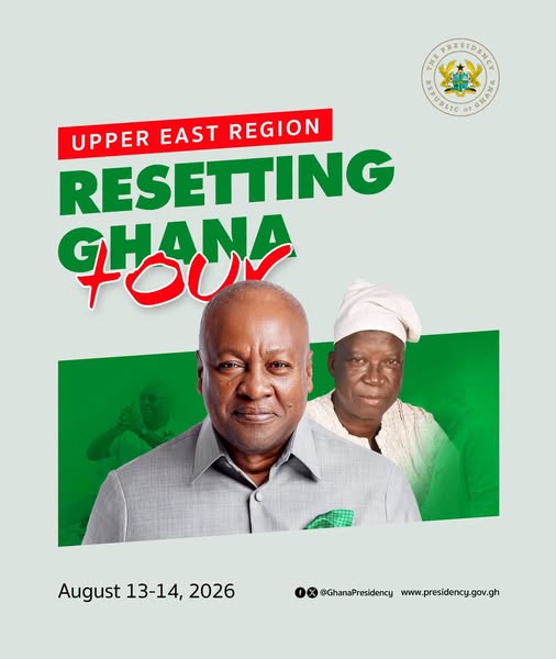 Mahama continues Resetting Ghana Tour to Upper East Region