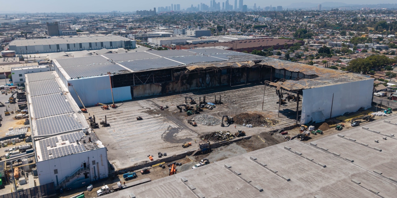 Lineage Sues Solar-Panel Operator Over L.A. Warehouse Fire