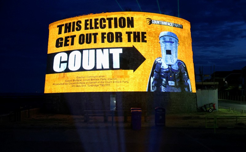 UK 'joke' candidate Binface pushes serious point about politics