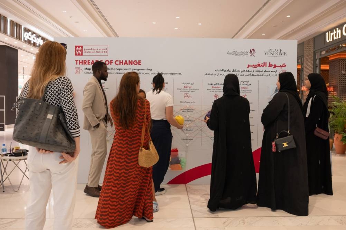 Education Above All Foundation and Ministry of Youth and Sports mark international youth day with youth-led activation at Place Vendôme