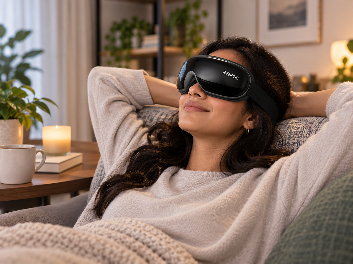 Renpho eye massager review: a relaxing reset for tired screen eyes