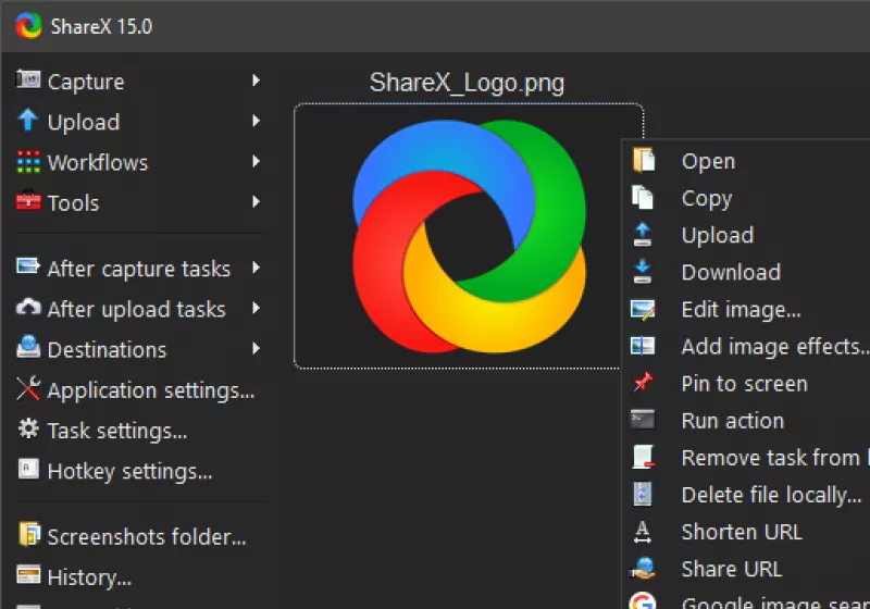 ShareX is a powerful screenshot tool that can do a lot more