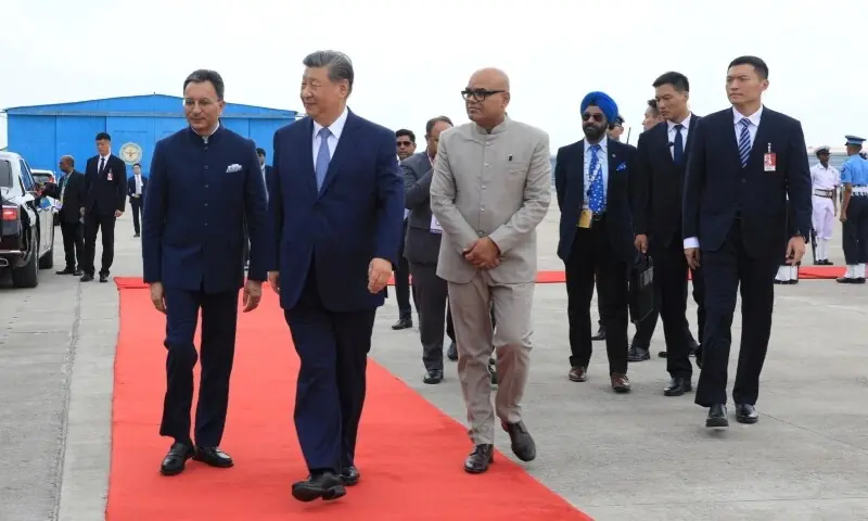 Xi lands in India for BRICS summit overshadowed by war