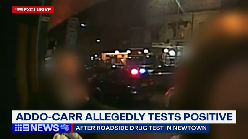 Addo-Carr 'fails roadside drug test'