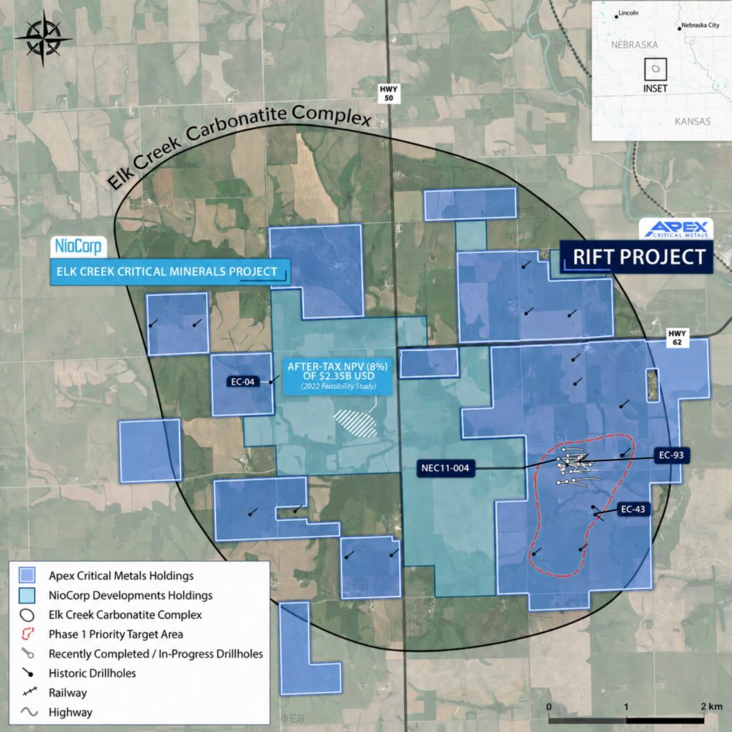 Apex’s rare earth assays elevate Rift among US projects