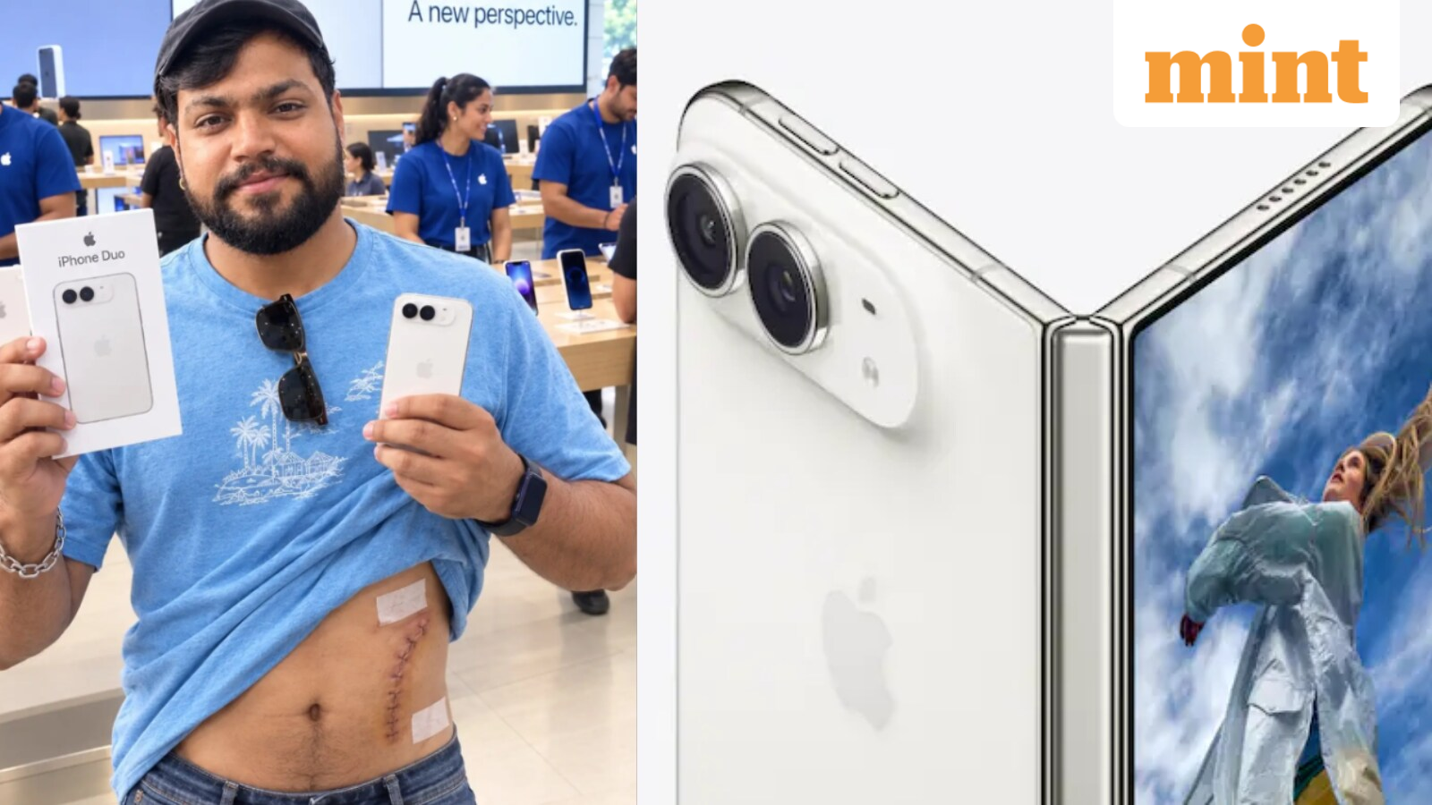 'iPhone Duo itna mehenga hai’: Rapper Santy Sharma revives ‘kidney’ joke over ₹3 lakh price of Apple's newest device