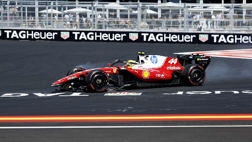 Hamilton and Bearman crash in final Spanish GP practice, Antonelli top