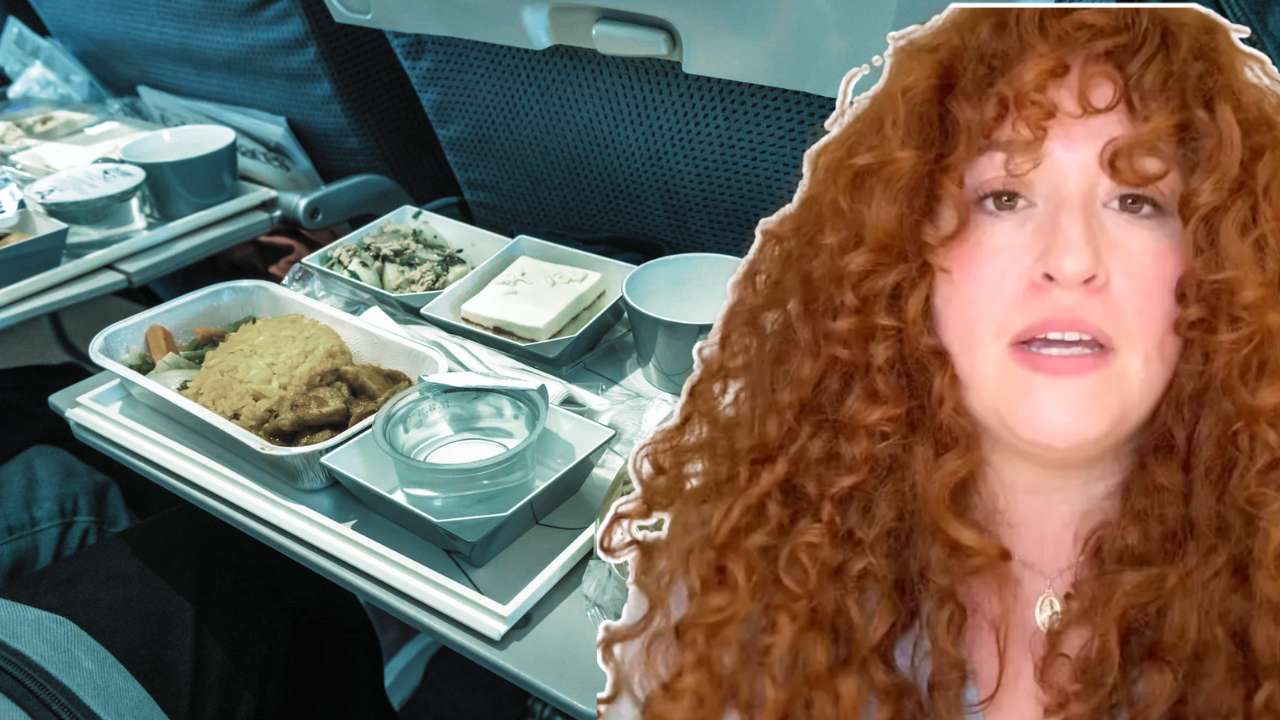 Flight attendant reveals why you should never eat off airplane tray tables
