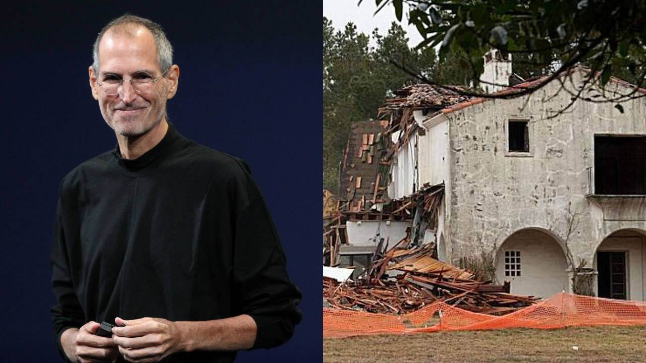Steve Jobs bought a 30-room mansion in 1984; it was demolished in 201