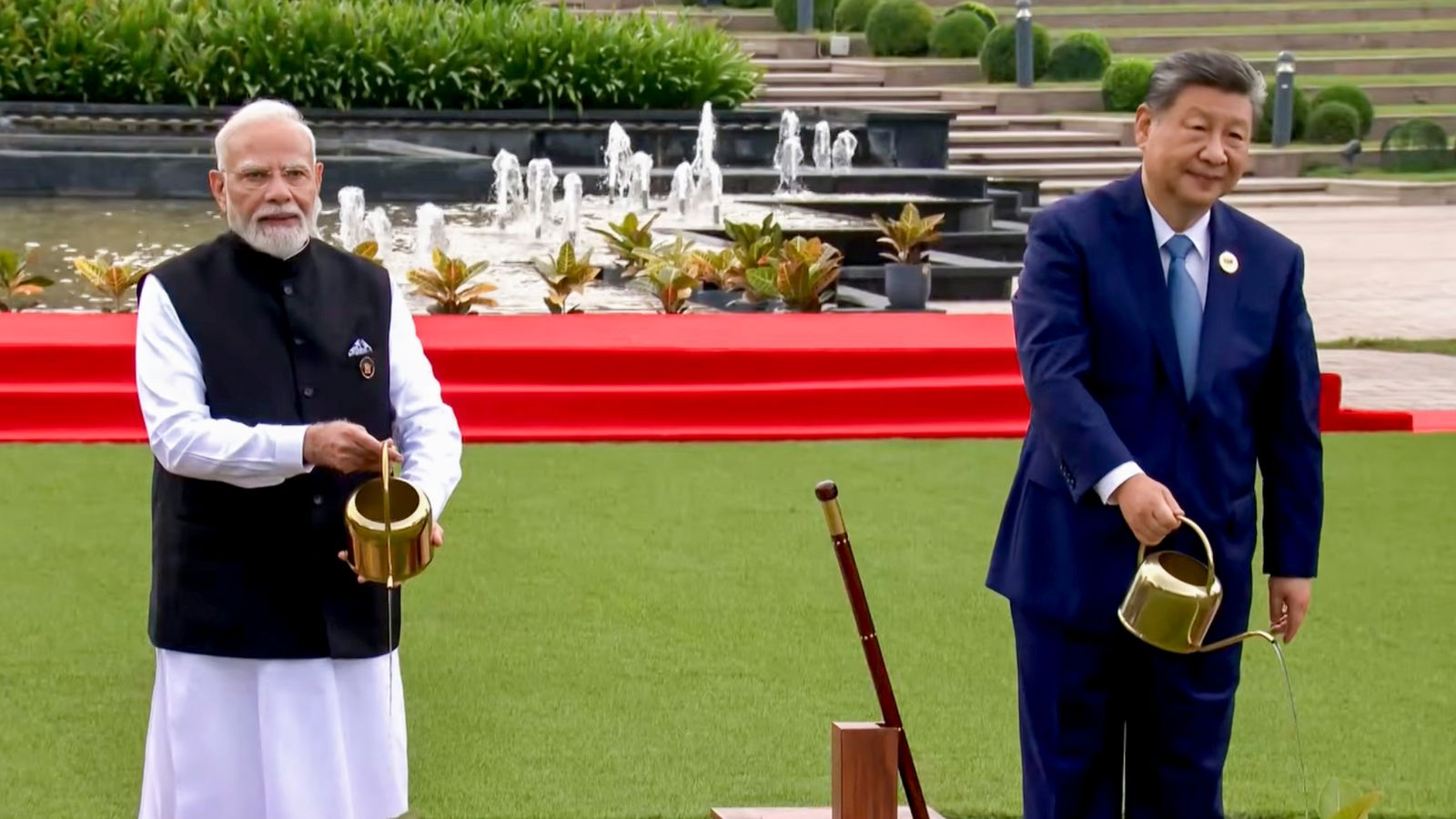 Border peace essential for bilateral relations, PM Modi tells Xi on BRICS sidelines