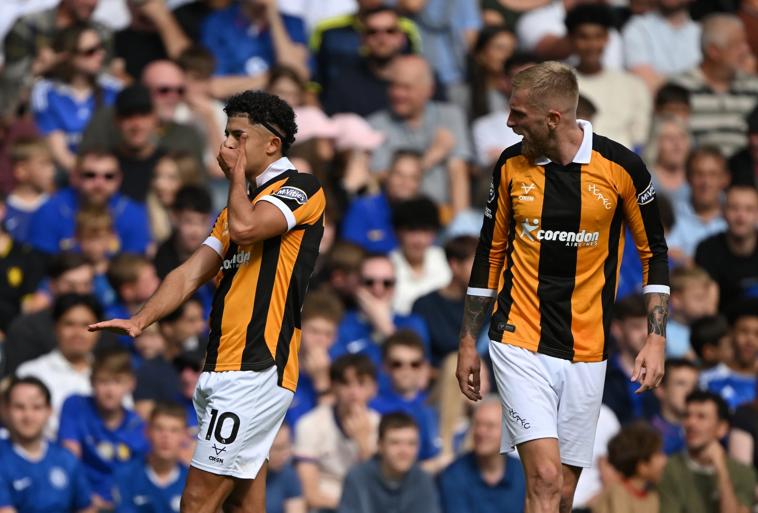 Chelsea 2-2 Hull City: Belloumi brace helps Tigers earn point at Stamford Bridge