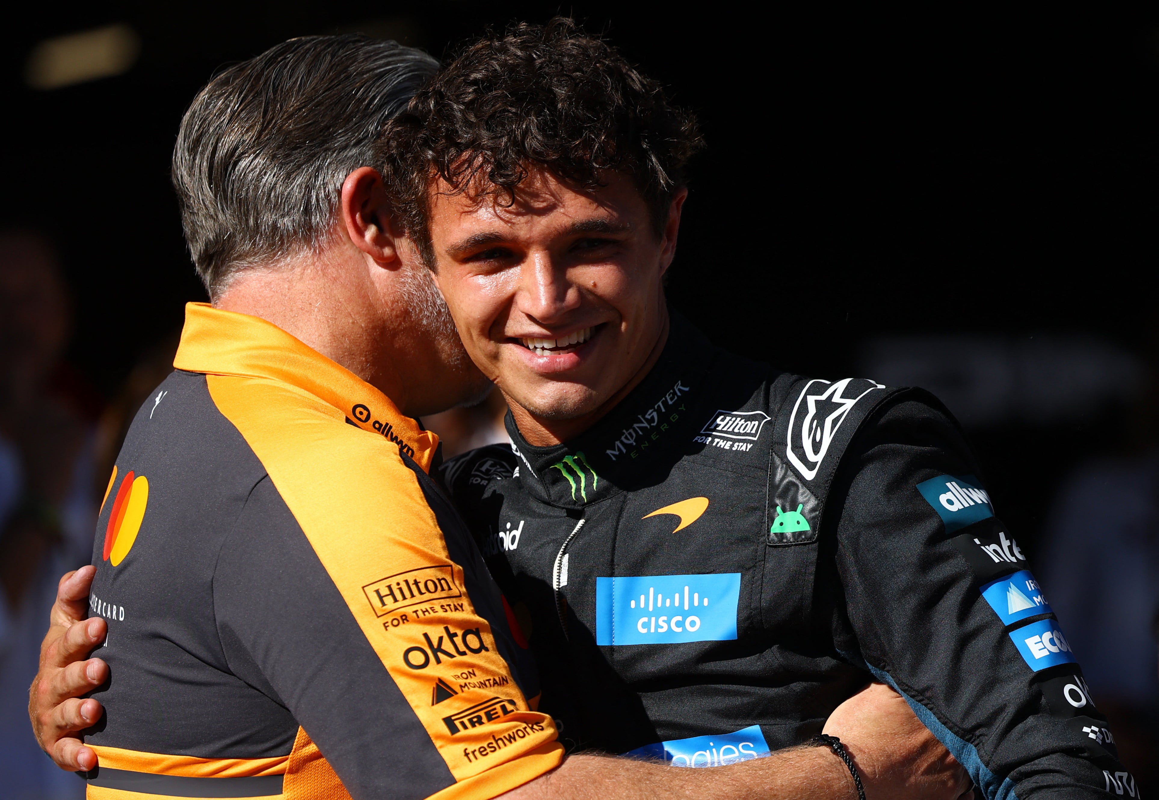 Spanish Grand Prix: Lando Norris snatches pole off title-race leader Kimi Antonelli